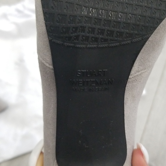 Stuart Weitzman Suede Cling Ankle Boots Size 36.5 - Picture 8 of 8